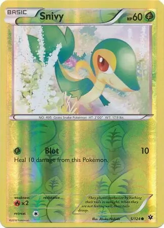 Fates Collide Snivy #5/124 reverse holo